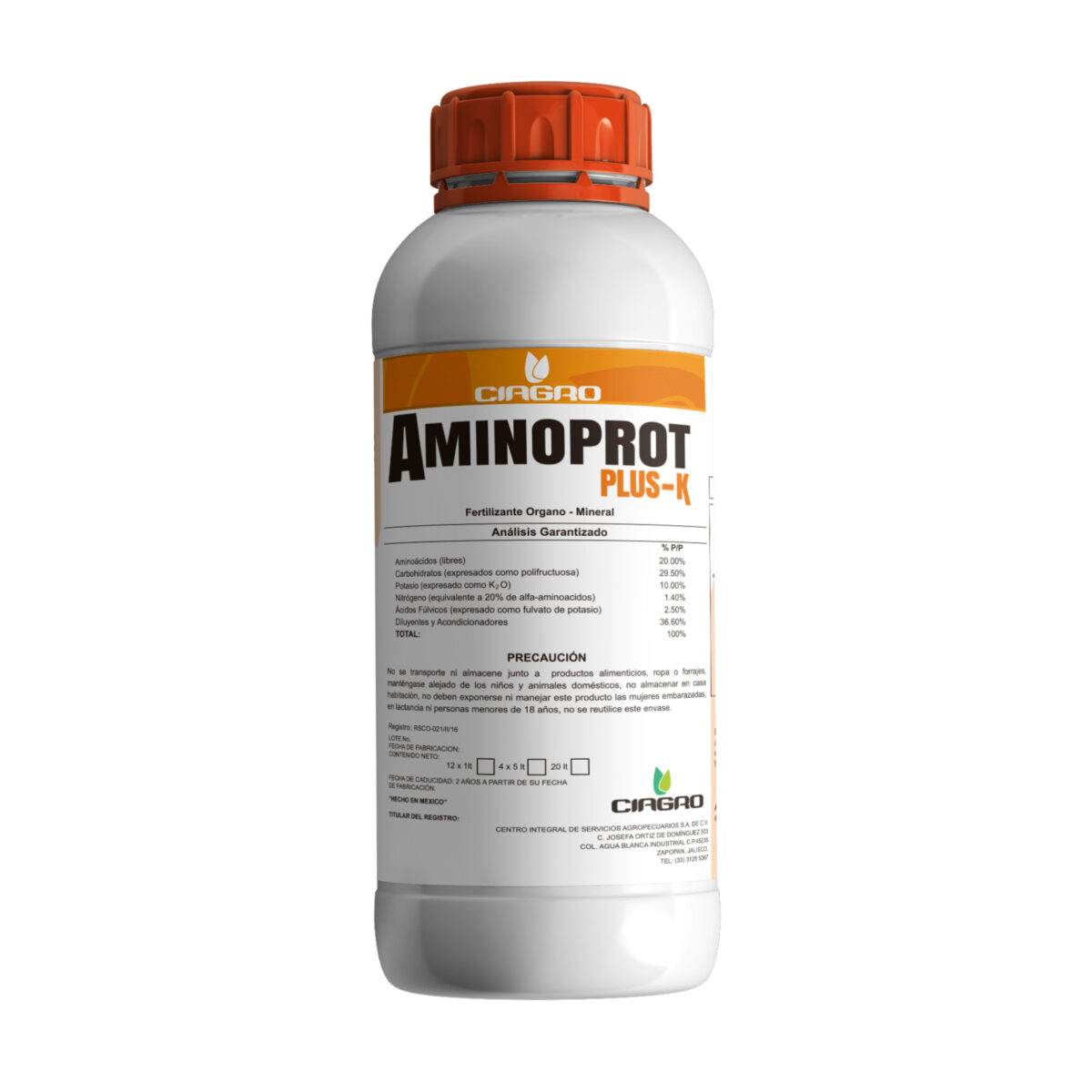 AminoProt Plus K (Potasio) - 1 Litro - Image 1
