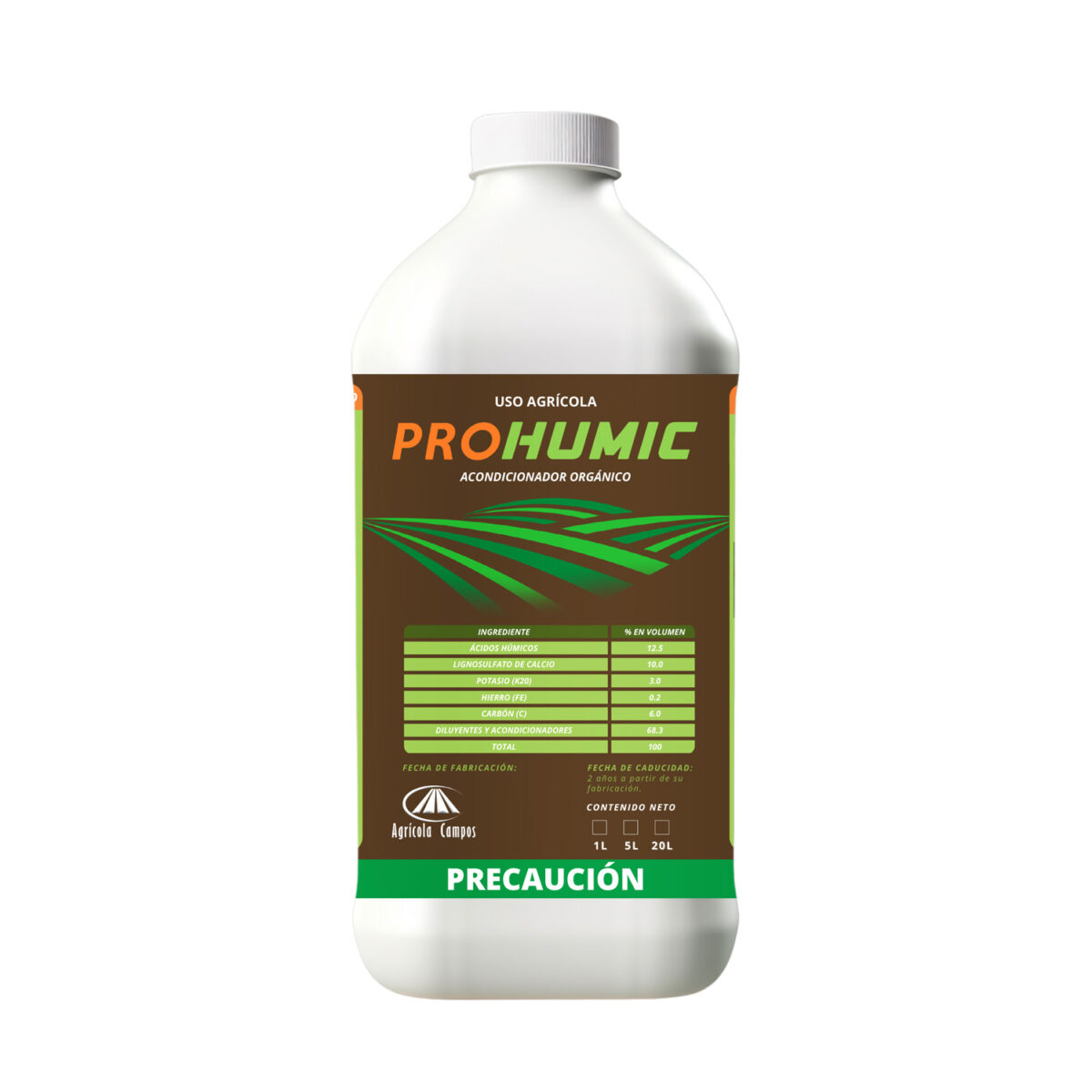 ProHumic (Ácidos Fúlvicos + Húmicos + Potasio) - 5 Litros - Image 1