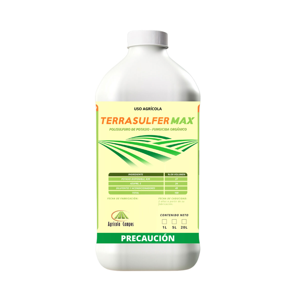 Terrasulfer Max (Polisulfuro de Potasio) - 5 Litros - Image 1
